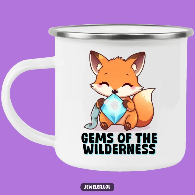 Funny Fox Campfire Mug - Durable & Hilarious Outdoors Companion!
