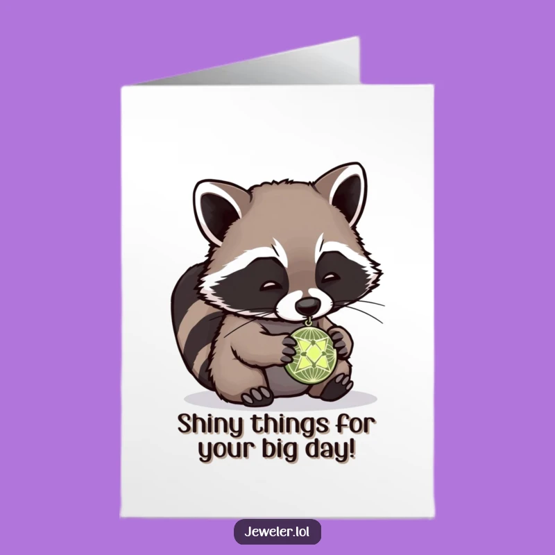 Funny Raccoon Birthday Card Free Printable: Adorable Animal DIY Downloadable Gift for a Laugh