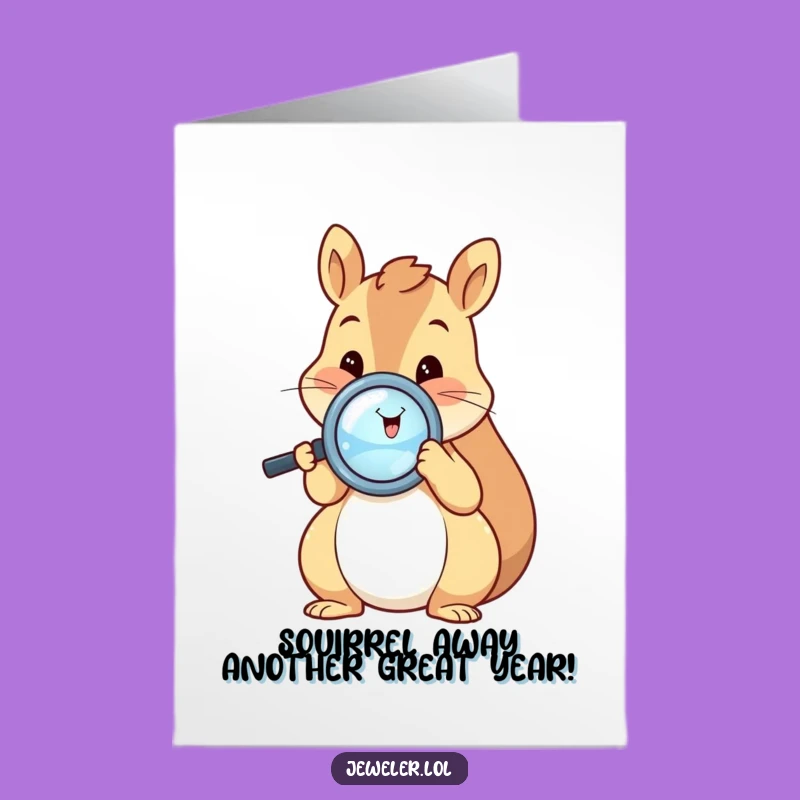 Squirrel Birthday Card Free Printable: Funny Animal DIY Downloadable Gift for a Giggle