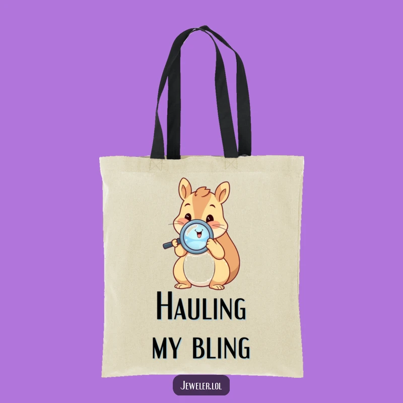 Funny Squirrel Ring Hunter Tote Bag - Spacious & Humorous Bag for Collectors